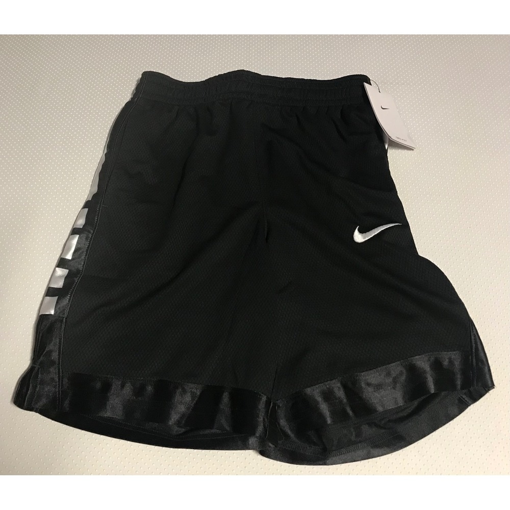 Nike Boys Size Large Black & White Basketball Shorts New With Tag
